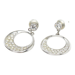 スワロフスキー スタッドピアス シルバー ラインストーン メタル レディース SWAROVSKI 【中古】