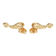 K18YG イエローゴールド ダイヤモンド ダイヤ0.50ct スタッドピアス ピアス レディース 【中古】