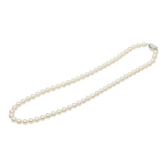 SV925 シルバー アコヤ真珠 アコヤパール7.0～7.5mm ネックレス レディース 【中古】