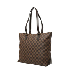 ルイ ヴィトン ダミエ カバ メゾ SPO ショルダーバッグ トートバッグ N51152 ブラウン PVC レザー レディース LOUIS VUITTON 中古