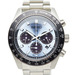 セイコー プロスペックス SPEEDTIMER 腕時計 SBDL109 ソーラー ブルー文字盤 ステンレススチール カーブサファイア メンズ SEIKO 【中古】