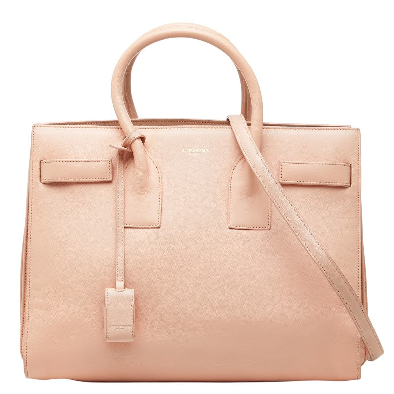 サンローラン サックドジュール ハンドバッグ ショルダーバッグ 2WAY 324823 ピンク レザー レディース SAINT LAURENT 【中古】