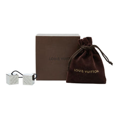 ルイ ヴィトン ヘアキューブ ヘアゴム ヘアアクセサリー シルバー ブラック メタル レディース LOUIS VUITTON 【中古】