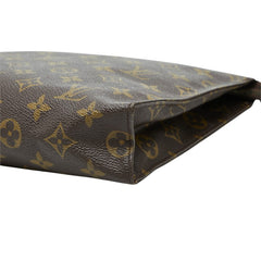 ルイ ヴィトン モノグラム ポッシュ トワレット26 クラッチバッグ ポーチ M47542 ブラウン PVC レザー レディース LOUIS VUITTON 【中古】