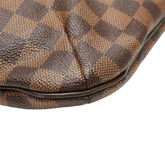 ルイ ヴィトン ダミエ ブルームズベリPM 斜め掛け ショルダーバッグ N42251 ブラウン PVC レザー レディース LOUIS VUITTON 中古