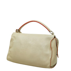 フェンディ セレリア レイ ハンドバッグ ショルダーバッグ 2WAY 8BL137 グレージュ ベージュ系 レザー レディース FENDI 【中古】