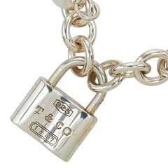 ティファニー 1837 カデナロック チェーン ブレスレット SV925 シルバー レディース TIFFANY&Co. 【中古】