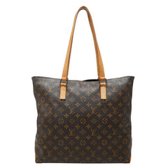 ルイ ヴィトン モノグラム カバメゾ トートバッグ M51151 ブラウン PVC レザー レディース LOUIS VUITTON 【中古】