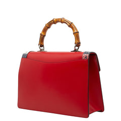 グッチ バンブー コーラルスネーク リリス ハンドバッグ ショルダーバッグ 2WAY 453750 レッド レザー レディース GUCCI 【中古】