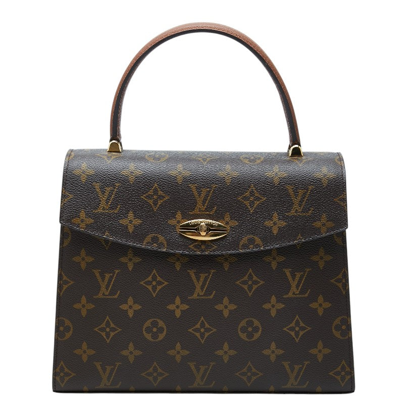 ルイ ヴィトン モノグラム マルゼルブ ハンドバッグ M51379 ブラウン PVC レザー レディース LOUIS VUITTON 【中古】