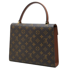 ルイ ヴィトン モノグラム マルゼルブ ハンドバッグ M51379 ブラウン PVC レザー レディース LOUIS VUITTON 【中古】