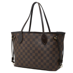 ルイ ヴィトン ダミエ ネヴァーフルPM ハンドバッグ トートバッグ N51109 ブラウン PVC レザー レディース LOUIS VUITTON 【中古】