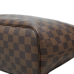 ルイ ヴィトン ダミエ ネヴァーフルPM ハンドバッグ トートバッグ N51109 ブラウン PVC レザー レディース LOUIS VUITTON 【中古】