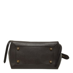 セリーヌ ベルトバッグ ミニ ハンドバッグ ショルダーバッグ 2WAY F-GA-1125 ダークブラウン レザー レディース CELINE 【中古】