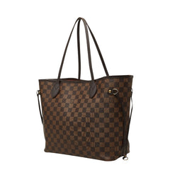 ルイ ヴィトン ダミエ ネヴァーフル MM トートバッグ N51105 ブラウン PVC レザー レディース LOUIS VUITTON 【中古】