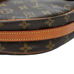 ルイ ヴィトン モノグラム ジュヌフィーユMM 斜め掛け ショルダーバッグ M51226 ブラウン PVC レザー レディース LOUIS VUITTON 【中古】