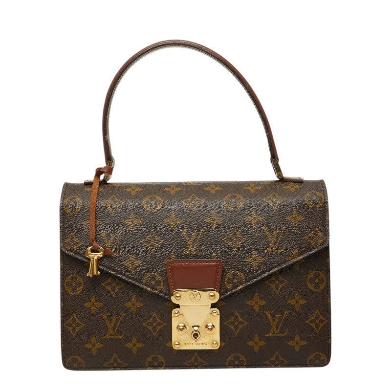 ルイ ヴィトン モノグラム コンコルド ハンドバッグ M51190 ブラウン PVC レザー レディース LOUIS VUITTON 【中古】