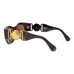 ジャンニ ヴェルサーチ メデューサ サングラス MOD.413/A ブラウン プラスチック レディース Gianni Versace 【中古】
