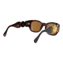 ジャンニ ヴェルサーチ メデューサ サングラス MOD.413/A ブラウン プラスチック レディース Gianni Versace 【中古】