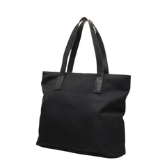 フェンディ FFロゴ ハンドバッグ 2WAY 斜め掛け ショルダーバッグ ブラック ナイロン レザー レディース FENDI 【中古】