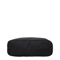 フェンディ FFロゴ ハンドバッグ 2WAY 斜め掛け ショルダーバッグ ブラック ナイロン レザー レディース FENDI 【中古】