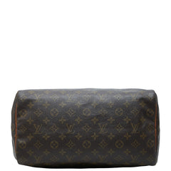ルイ ヴィトン モノグラム スピーディ35 ボストンバッグ ハンドバッグ M41524 ブラウン PVC レザー レディース LOUIS VUITTON 【中古】