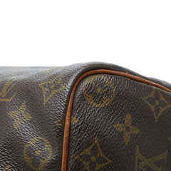 ルイ ヴィトン モノグラム スピーディ35 ボストンバッグ ハンドバッグ M41524 ブラウン PVC レザー レディース LOUIS VUITTON 【中古】
