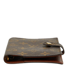 ルイ ヴィトン モノグラム アジェンダPM 手帳カバー R20005 ブラウン PVC レザー レディース LOUIS VUITTON 【中古】
