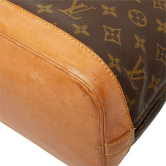ルイ ヴィトン モノグラム アルマ ハンドバッグ M51130 ブラウン PVC レザー レディース LOUIS VUITTON 中古