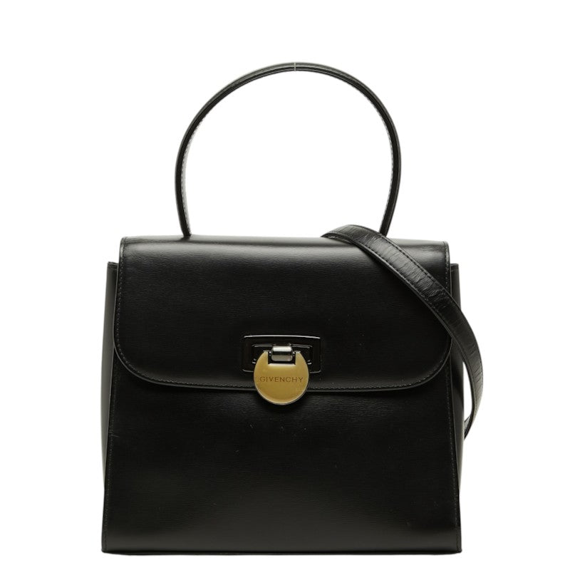 ジバンシー ハンドバッグ ショルダーバッグ 2WAY ブラック レザー レディース Givenchy 【中古】