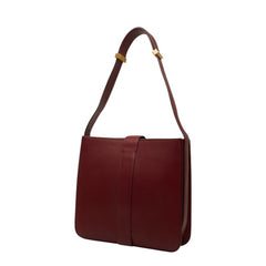 ボッテガヴェネタ ショルダーバッグ ワインレッド ゴールド レザー レディース BOTTEGAVENETA 【中古】