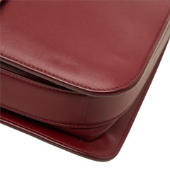 ボッテガヴェネタ ショルダーバッグ ワインレッド ゴールド レザー レディース BOTTEGAVENETA 【中古】
