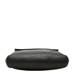 グッチ インターロッキングG 斜め掛け ショルダーバッグ 322059 ブラック レザー レディース GUCCI 中古