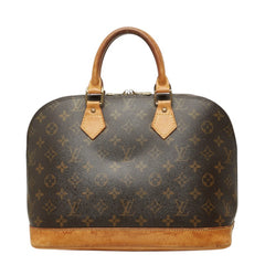 ルイ ヴィトン モノグラム アルマPM 旧型 ハンドバッグ M51130 ブラウン PVC レザー レディース LOUIS VUITTON 中古