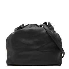 ロエベ アナグラム フラメンコ 斜め掛け ショルダーバッグ ブラック レザー レディース LOEWE 中古