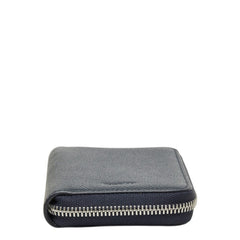 バリー ジップアラウンド キーケース ネイビー レザー レディース BALLY 中古