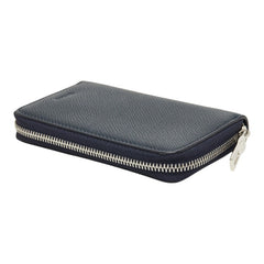 バリー ジップアラウンド キーケース ネイビー レザー レディース BALLY 中古