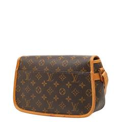 ルイ ヴィトン モノグラム ソローニュ 斜め掛け ショルダーバッグ M42250 ブラウン PVC レザー レディース LOUIS VUITTON 中古