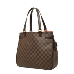 ルイ ヴィトン ダミエ ユゼス トートバッグ ショルダーバッグ N51128 ブラウン PVC レザー レディース LOUIS VUITTON 中古