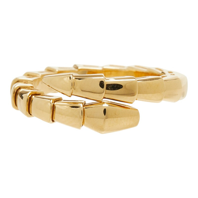 ブルガリ セルペンティ ヴァイパー リング 指輪 #L K18YG イエローゴールド 750 レディース BVLGARI 【中古】
