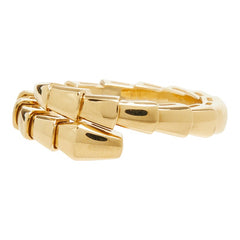 ブルガリ セルペンティ ヴァイパー リング 指輪 #L K18YG イエローゴールド 750 レディース BVLGARI 【中古】