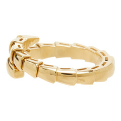 ブルガリ セルペンティ ヴァイパー リング 指輪 #L K18YG イエローゴールド 750 レディース BVLGARI 【中古】