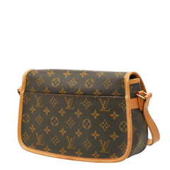 ルイ ヴィトン モノグラム ソローニュ 斜め掛け ショルダーバッグ M42250 ブラウン PVC レザー レディース LOUIS VUITTON 中古