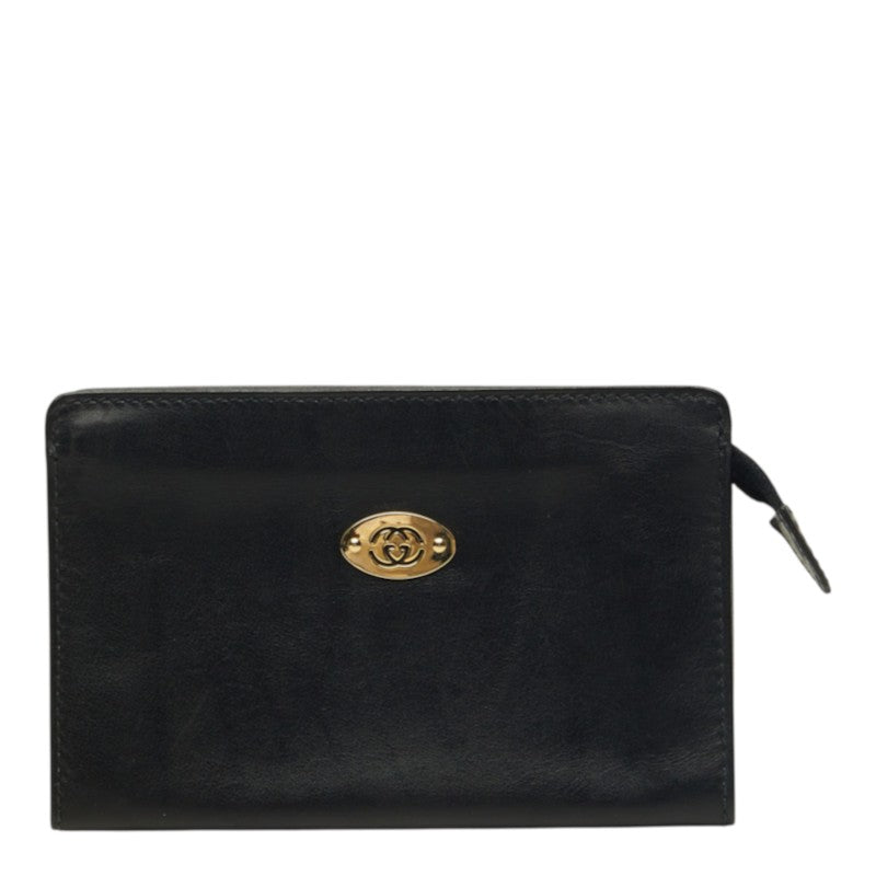 グッチ インターロッキングG コインケース カードケース 030 922 0159 ブラック レザー レディース GUCCI 中古