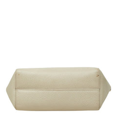 グッチ スウィング ミニ ハンドバッグ ショルダーバッグ 2WAY 368827 アイボリー レザー レディース GUCCI 中古