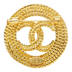 シャネル ヴィンテージ ココマーク ブローチ ゴールド メッキ レディース CHANEL 【中古】