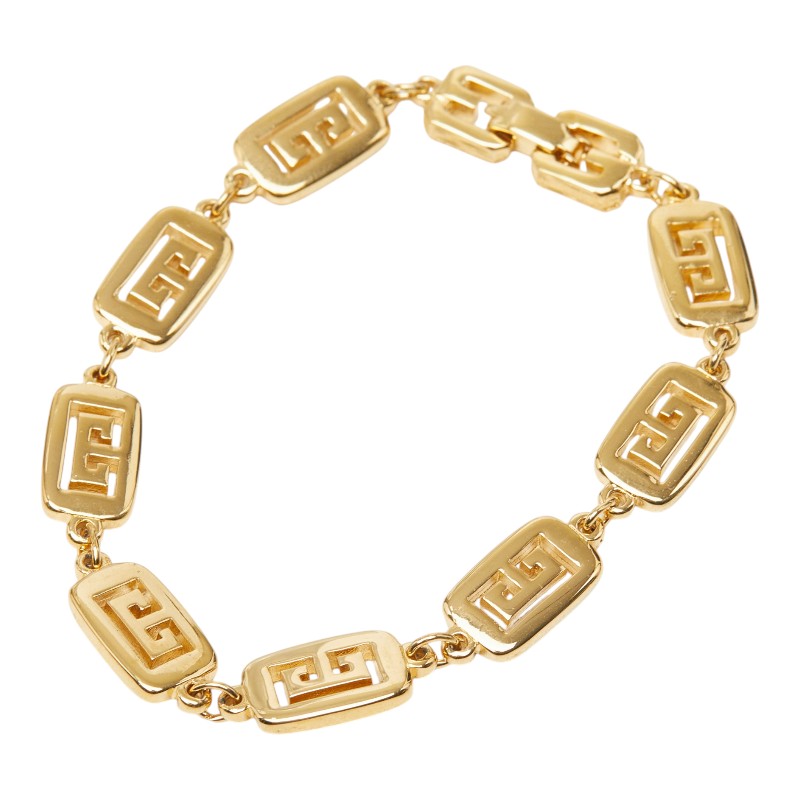 ジバンシー Gロゴ ブレスレット ゴールド メッキ レディース Givenchy 【中古】