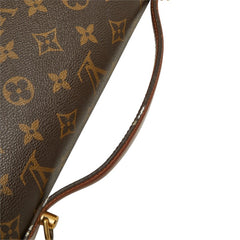 ルイ ヴィトン モノグラム モンソー ハンドバッグ ショルダーバッグ 2WAY M51185 ブラウン PVC レザー レディース LOUIS VUITTON 中古