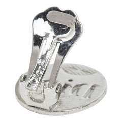 ディオール ロゴ サークル スタッドピアス シルバー メタル レディース Dior 【中古】