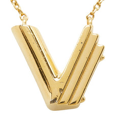 ルイ ヴィトン LV＆ME イニシャルV ネックレス M61077 ゴールド メッキ レディース LOUIS VUITTON 【中古】